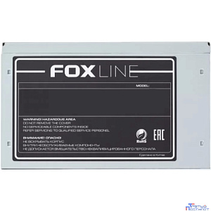 Блок питания Foxline  FZ500R 500W, ATX, NOPFC, 120FAN, 2xSATA, 2xPATA, 1xFDD, 24+4