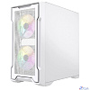 Powercase Mistral Micro X3W ARGB, Tempered Glass, 3x 120mm ARGB PWM Fan, белый, mATX (CMMXW-A3)