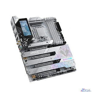 MAXSUN MS-iCraft Z890 ARCTIC (Socket 1851, ATX, 4*DDR5(256Gb), DP/HDMI, 4*SATA3, 4*M.2, 4xPCI-Ex16, 2*Type-C, 9*USB 3.1, LAN 1*5G, BT 5.4, Wi-Fi 7, SPDIF, white, RTL)
