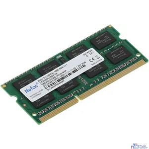 Память SO-DIMM DDR3L 8Gb PC12800 1600MHz CL11 1.35V Netac (NTBSD3N16SP-08)