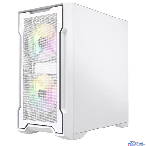 Powercase Mistral Micro X3W ARGB, Tempered Glass, 3x 120mm ARGB PWM Fan, белый, mATX (CMMXW-A3)