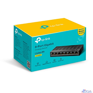 TP-Link LS1008G Настольный коммутатор с 8 гигабитными портами