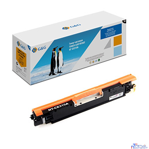 Тонер-картридж G&G,  GG-CE310A  аналог HP CE310A/126A/Canon 729 черный 1.2k с чипом