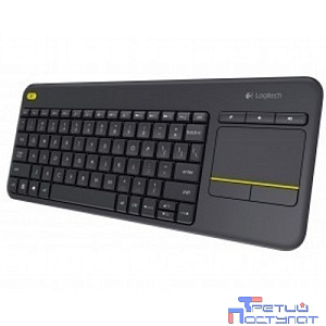 920-007147 Logitech Клавиатура K400 Wireless Touch Plus USB RTL заводская гравировка RU/LAT