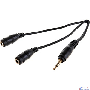 Аудио-переходник DEFENDER jack 3.5mm разветвитель на два разъема jack 3.5mm [63001]