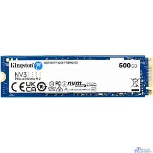 Kingston SSD NV3, 500GB, M.2(22x80mm), NVMe, PCIe 4.0 x4, 3D TLC SNV3S/500G