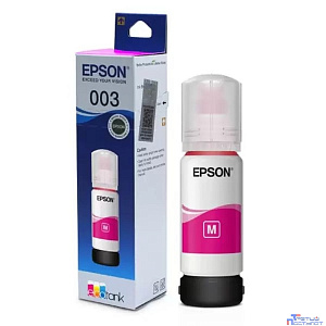 EPSON C13T00V398 Контейнер 003 с пурпурными чернилами для L3210, L3216, L3256, 65 мл.