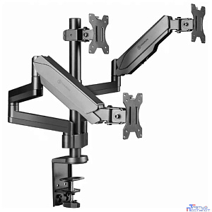 ONKRON G280 чёрный {Для трех экранов с диагональю 13"-32" Допустимая нагрузка: 3 x (1-8 кг) VESA: 75x75, 100x100 мм}
