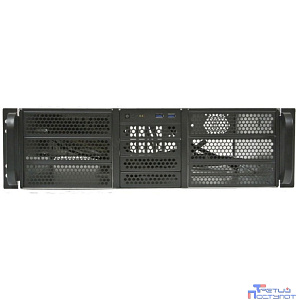 Procase RE306-D6H4-C8-48 Корпус 3U server case,6x5.25+4HDD,черный,без блока питания(2U,2U-redundant),глубина 480мм,MB CEB 12"x10.5",8slot [RE306-D6H4-C8-48]