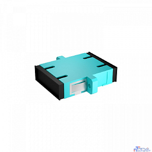 NTSS Адаптер оптический NTSS PREMIUM дуплекс SC OM3 AQUA NTSS.2SC/U-PM-OM3-S-AQ