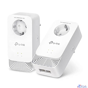 TP-Link PG2400P KIT G.hn2400 Комплект гигабитных Powerline-адаптеров со встроенной розеткой