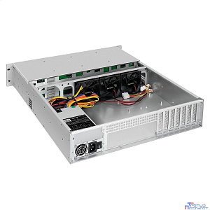 Exegate EX281295RUS Серверный корпус ExeGate Pro 2U550-HS12 <RM 19", высота 2U, глубина 550, БП 1U-600ADS,12xHotSwap, USB>