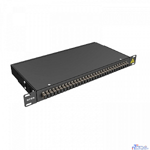 NTSS Кросс 19" NTSS PREMIUM, предсобранный 1U, 32 порта SC/UPC 62.5/125 мкм, (сплошная панель, розетки, сплайс, КДЗС, пигтейлы), черный, RAL9005 NTSS-RFOB-PM-1U-32-SC/U-62.5-SP1.5G0A-BL