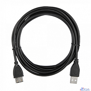 Кабель ACD Кабель ACD-U2AAF-30L |ACD-U2AAF-30L| USB 2.0, A male - A feмale, ТТХ: |ACD-U2AAF-30L| (7/0.12BC+PE)*1P+(7/0.12BC+PE)*2C+7/0.12BC+AL+PVC OD4.0, Черный, 3м (742064)