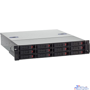 Exegate EX293180RUS Серверный корпус ExeGate Pro 2U550-HS12 <RM 19", высота 2U, глубина 550, БП 1U-900ADS, 12xHotSwap, USB>