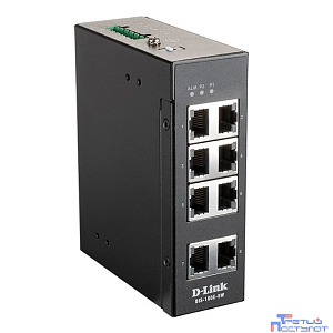 D-Link DIS-100E-8W/A1A Промышленный неуправляемый коммутатор с 8 портами 10/100Base-TX