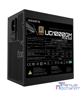 Блок питания Gigabyte ATX 1000W GP-UD1000GM PG5 80+ gold (24+4+4pin) APFC 120mm fan 8xSATA Cab Manag RTL