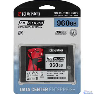 Kingston SSD DC600M, 960GB, 2.5" 7mm, SATA3, 3D TLC, SEDC600M/960G