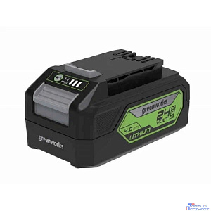 Greenworks Аккумулятор G24B4II, { 24v, li-ion, 4 А·ч, пиковый ток 55А } [2938407]