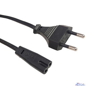 Кабель питания Filum FL-PC2.5-EU-C7-3M CEE 7/16 -С13, 2х0.5, 220В, 2.5A, чёрный, 3.0м (1115457)