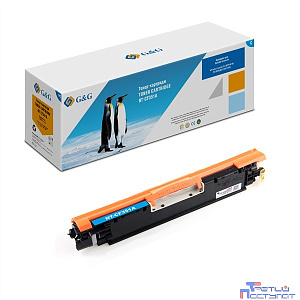 Тонер-картридж G&G,GG-CF352A  аналог HP CF352A/130A желтый 1k с чипом