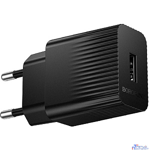 BOROFONE BAS71A/ Сетевое ЗУ/ 1 USB/ Выход: 10.5W/ черный
