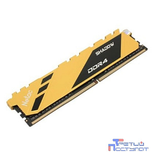 Модуль памяти Netac Shadow DDR4 3200Мгц 8Gb CL16 Yellow (NTSDD4P32SP-08Y)