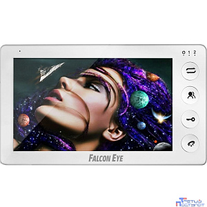 Falcon Eye Cosmo Видеодомофон: дисплей 7" TFT; механические кнопки; подключение до 2-х вызывных панелей ; OSD меню; интерком до 4 мониторов; питание AC 220В (встроенный БП)