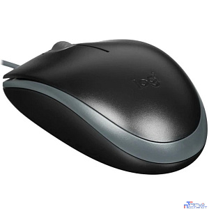 910-005502 Мышь Logitech M110 Silent Black [бесшумная, оптическая, 1000dpi, USB, 1.8м]