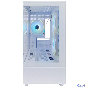 1STPLAYER MIKU Mi5 ARGB White / mATX / 3x120mm ARGB fans / Mi5-WH-2FC7R-W-1FC7-W