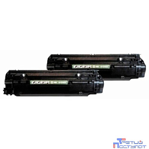 Тонер Картридж Cactus CS-CF283XD черный x2уп. для HP LJ Pro M225dn/M201/M202 (2200стр.)