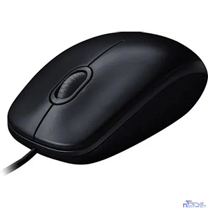 910-006652/910-005006/910-005003 Мышь Logitech M100(M100r) Dark Ret {темно-серая/черная, оптическая, 1000dpi, USB, 1.8м}