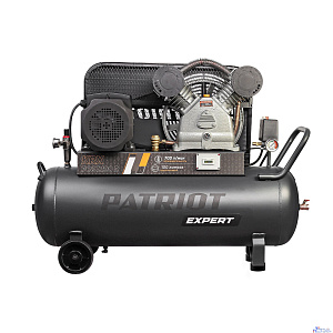Компрессор PATRIOT KRX 700 L100 D [545302340] { поршневой, ременной, масляный, 700 л/мин, 100 л, 10 бар, 4 кВт, 400 В }