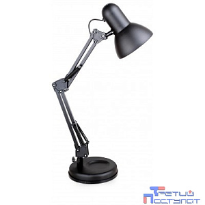 Camelion KD-313  C02 черный (Светильник настольный,230V 40...60W, E27)