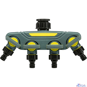 Rexant (62-0225-F) Разветвитель для шланга на 4 канала 1/2"-3/4"