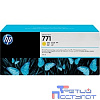 HP B6Y10A Картридж №771, Yellow {Designjet Z6200, Yellow (775ml)}