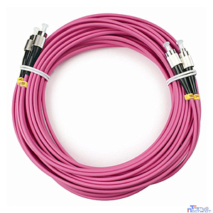 Cabeus FOP-50-OM4-FC-FC-10m Шнур оптический duplex FC-FC 50/125 mm OM4 10м LSZH