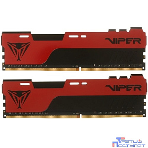 DDR4 2x8Gb 2666MHz Patriot PVE2416G266C6K Viper EliteII RTL PC4-21300 CL16 DIMM 288-pin 1.2В