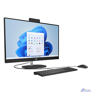 HP All-in-One 27-cr1004nh [A0CM1EA] Black 27" {FHD  Ultra 7 155U(2Ghz)/16384Mb/512PCISSDGb/noDVD/Int:Intel Iris X/DOS +  kbd mouse}
