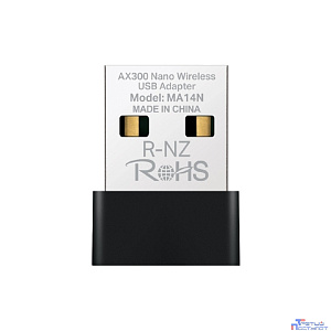 Mercusys MA14N Сверхкомпактный USB-адаптер Wi-Fi AX300