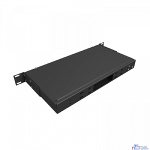 NTSS Кросс NTSS оптический 19'' укомплектованный 1U, 16 портов SC/UPC duplex, 9/125 мкм (сплошная панель, сплайс-кассета, пигтейлы, КДЗС, адаптеры) черный RAL 9005 NTSS-RFOB-1U-16-2SC/U-9-SP1.5G0AY-BL