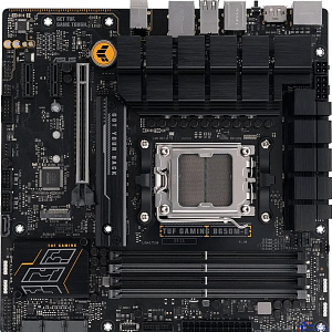 ASUS TUF GAMING B650M-E WIFI (Socket AM5, mATX, 4xDDR5(128GB), 4xDDR5(192GB), DP/HDMI, 2xPCIe 4.0x16/1xPCIe 4.0, 1xLAN (2.5GbE), Wi-Fi 6i, BT5.2, 4xSATA 6Gb/s, 3xM.2, 1xType-C, 4xUSB 3.2, 3xUSB 2.0)