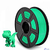 Филамент NVPRINT PLA+ Green для 3D печати диаметр 1.75мм длина 330 метров масса 1 кг