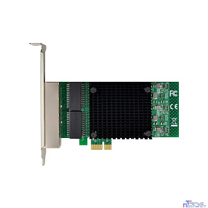 ORIENT XWT-INT82L4PE Сетевая карта PCI Express 1.0, 4 порта