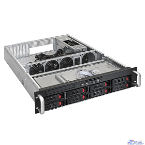 Exegate EX292417RUS Серверная платформа ExeGate Pro 2U550-HS08 <RM 19", высота 2U, глубина 550, Redundant БП 2x1200W, 8xHotSwap, USB>