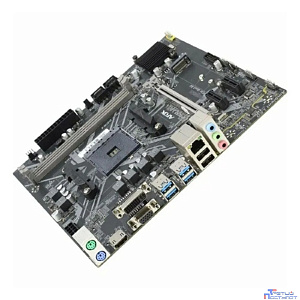 AFOX B450D4-MA5-V2 (Socket AM4, mATX, 2*DDR4(32Gb), VGA+ HDMI, 4*SATA3, 1*M.2, 1*PCIEx16/1*PCIEx1, 2*USB 2.0, 2*USB 3.0, 2 x PS/2, LAN 1*1G) RTL