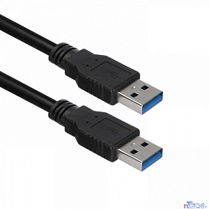 Кабель ACD Кабель ACD-U3AAM-30L |ACD-U3AAM-30L| USB 3.0, A male - A male, ТТХ: |ACD-U3AAM-30L| (7/0.12BC+HDPE)*1P+|(7/0.12BC+HDPE)*2C+7/0.12BC+AL|*2P +7/0.16BC*2C+AL+7/0.12BC+B(80/0.12AL)PVC5.5, Черны