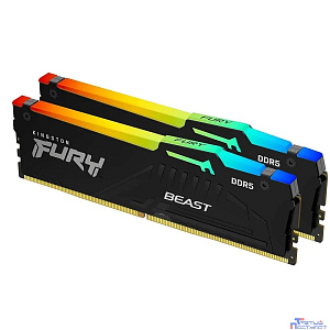 Kingston 32GB 6800MT/s DDR5 CL34 DIMM (Kit of 2) FURY Beast RGB XMP KF568C34BBAK2-32