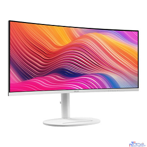MSI Modern 34" MD342CQPW White {VA Curved 3440x1440 120Hz 1ms 3000:1 21:9 300cd 2xHDMI DisplayPort 2xUSB USB-C Speaker Tilt Swivel Height white cable}