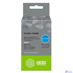 Картридж ленточный Cactus CS-M21-750499 черный для Brady BMP21-PLUS, BMP21-LAB